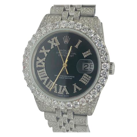 vvs diamond rolex replica|Rolex men's watch diamond bezel.